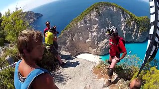 Most Incredible Basejump Site - Navagio Beach (Greece)