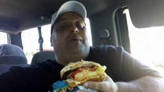 Carls Jr. Buffalo Blue Cheese Burger REVIEW!!