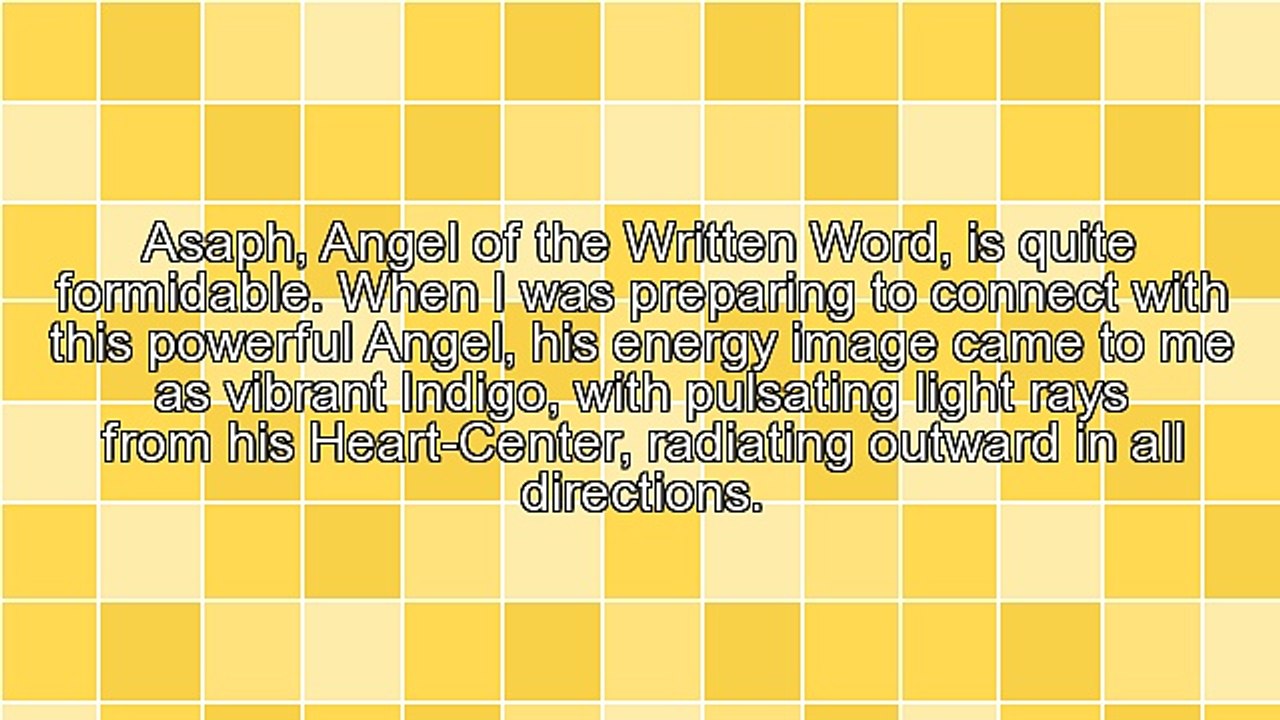 Angels - Angel of the Written Word Asaph