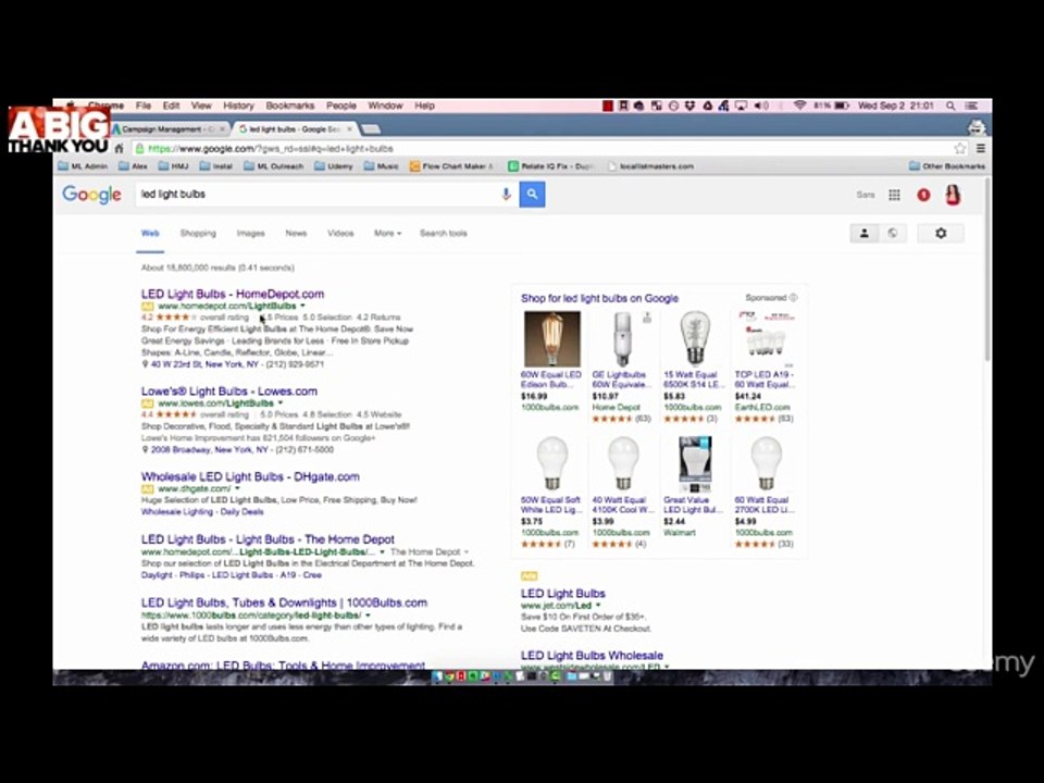 406 Creating Keywords That Convert - Google AdWords For Beginners