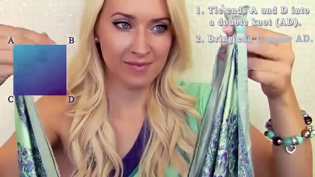 10 способов красиво завязать платок