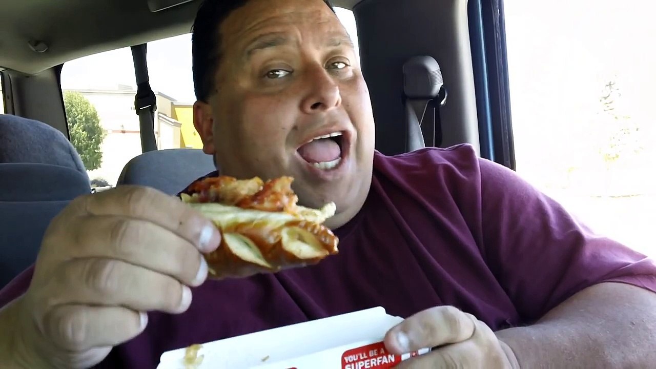 Sonics Cheesy Bacon Pretzel Dog REVIEW! Dailymotion Video