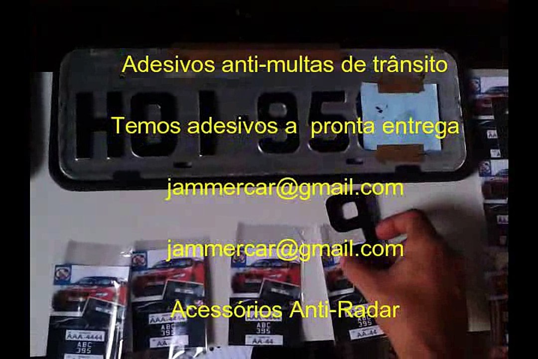 Autocollant Plaque Immatriculation Anti Radar