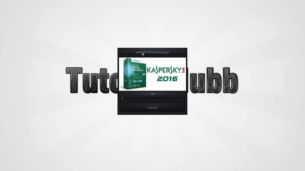 Kaspersky Total Security 2016 Serial Key / crack (2016)