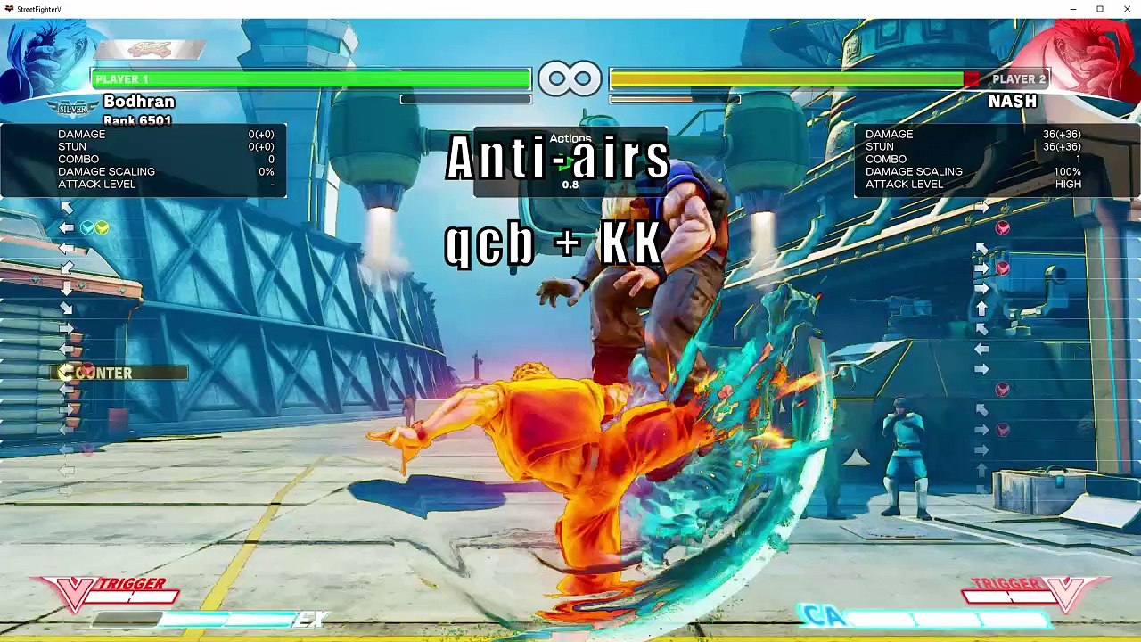 Street Fighter V:  Nash Basics and Combos