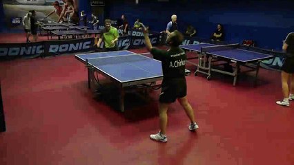 table tennis - подача атака очко