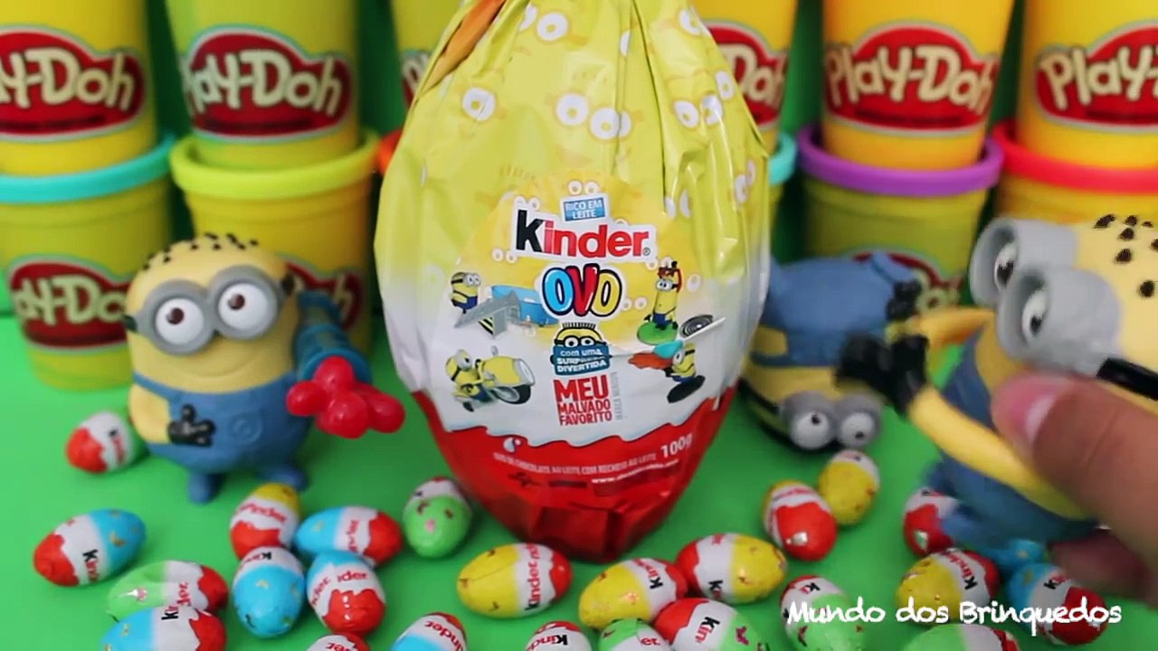 Ovo de Páscoa Kinder Surpresa Minion Meu Malvado Favorito - Surprise Eggs Unboxing