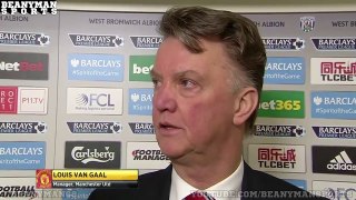 West Brom 1 0 Manchester United Louis van Gaal Post Match Interview Big Blow To Top Four C