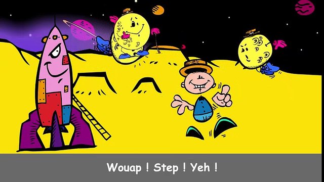 Chanson pour enfant Swing la Lune en dessin animé de Stéphy, version complète en français Dessins Animés En Français