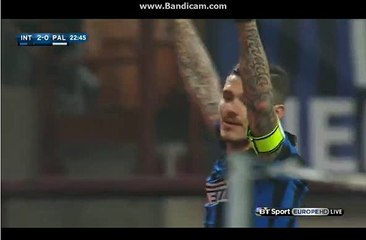 2-0 Mauro Icardi Goal - Inter vs Palermo  06.03.2016