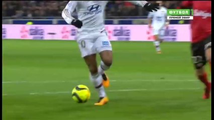 2-1 Alexandre Lacazette Skill & Goal - Olymp. Lyon v. Guingamp 06.03.2016 HD