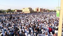 تشييع الزعيم الاسلامي المعارض حسن الترابي في الخرطوم