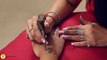 Simple Chain Style Mehndi Design For Hands Step By Step