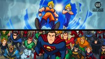 Dragon Ball Z vs DC Superheroes - What If Battle - DBZ Parody
