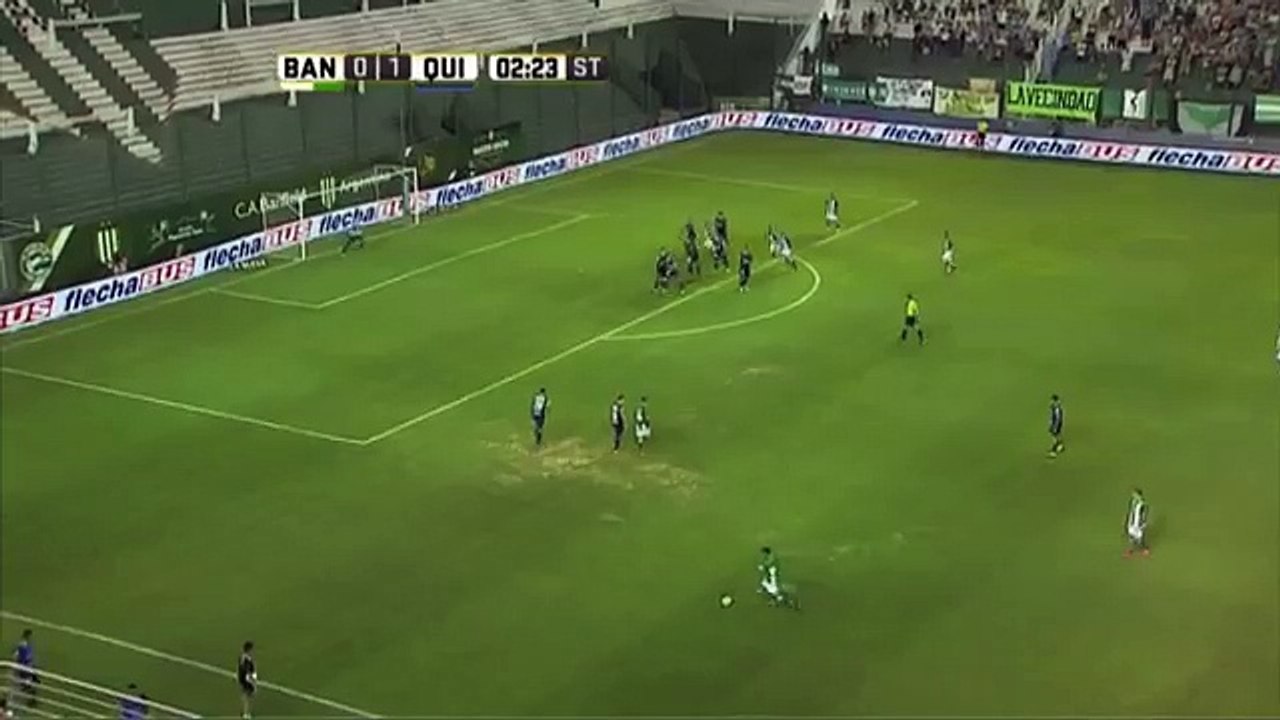 Benítez se lució. Banfield 0 - Quilmes 1. Fecha 3. Primera División 2016.