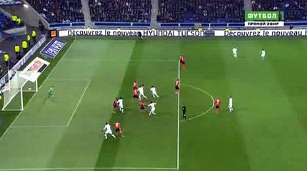 Alexandre Lacazette Goal - Lyon 4 - 1 Guingamp - 06-03-2016 HD