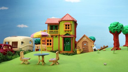 TIME TO WORKOUT * Exercise Elsa Frozen Movie Clips * Play Doh Stop Motion Animation