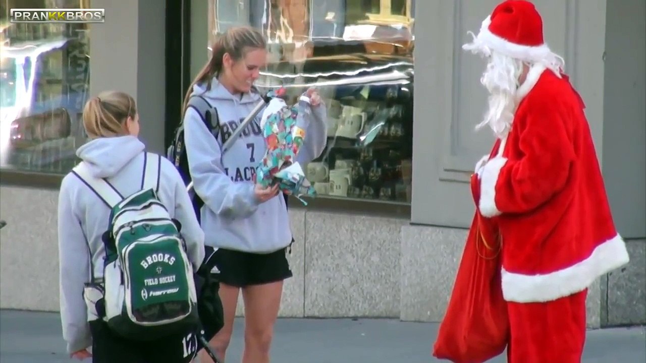 Bad Santa In Real Life Christmas Prank