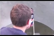Firework Under ICE Funny Videos