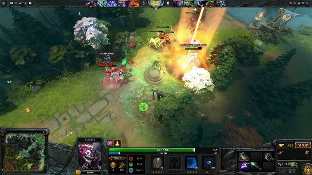 XBOCT carry Dazzle from mid — Dota 2