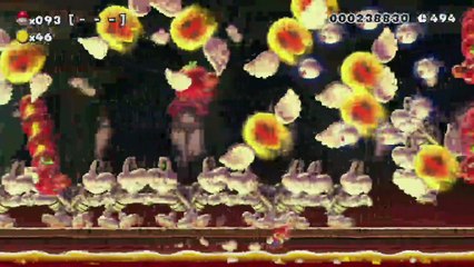 Super Mario Maker - 100 Mario Challenge 0-035 Normal - Resetti Reward