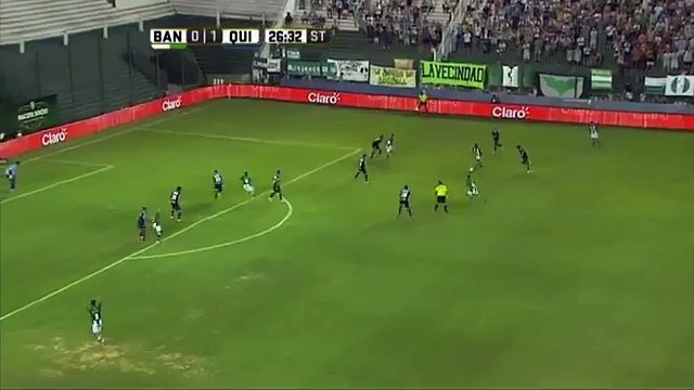 Gol de Silva. Banfield 1 - Quilmes 1. Fecha 3. Primera División 2016.