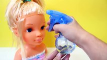 How to comb my Girl doll hair with hairbrush