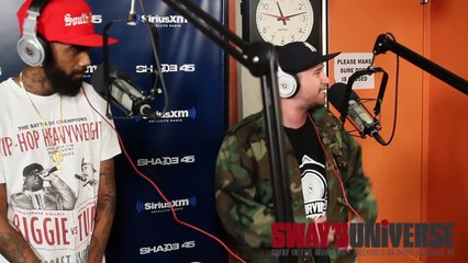 DUBB & Starvin B "Friday Fire" Freestyle @ Shade 45 "Sway In The Morning", 05-09-2014