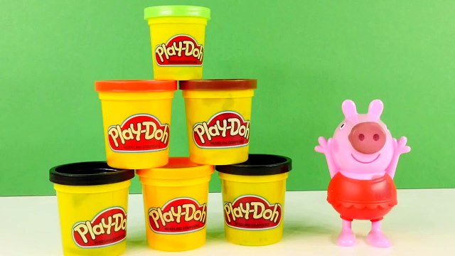 PEPPA PIG Halloween Play Doh Costumes Peppa Pig Mermaid Ghost and Pumpkin Playdough Episod