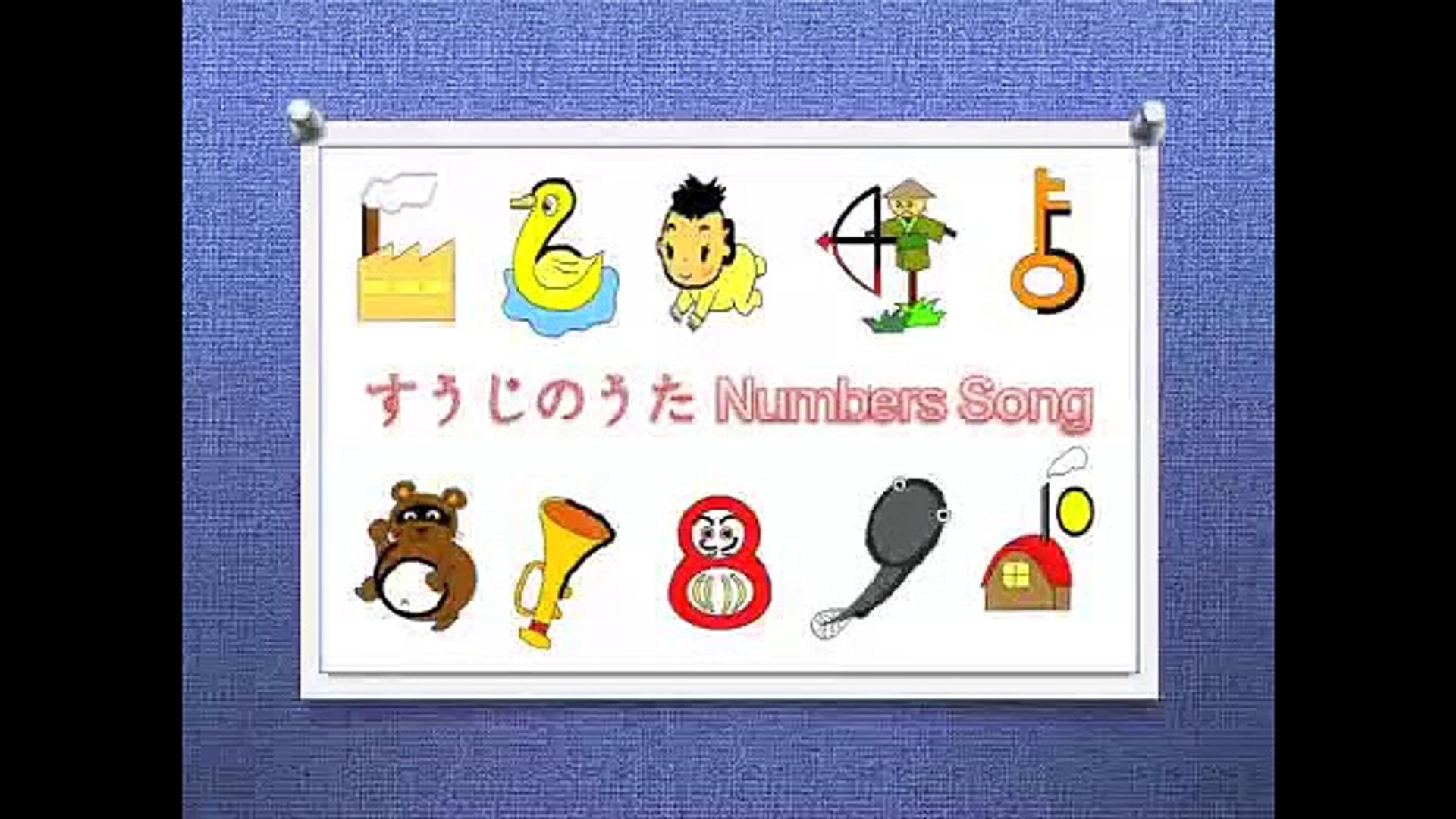 ⁣すうじの1は なあに♫【Japanese Number Song】