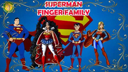 Finger Family Nursery Rhymes for Children Batman Vs Superman Cartoons | Finger Family Rhym