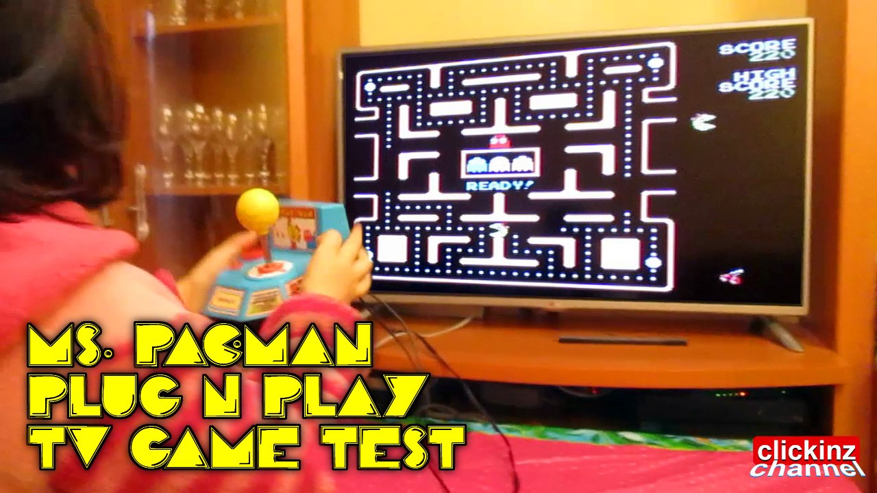 Ms. PacMan Plug n Play TV Games Console Namco TV Plug and Play TV Game ...