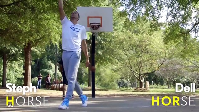 Stephen Curry Scares the Crap Out of Dell Curry