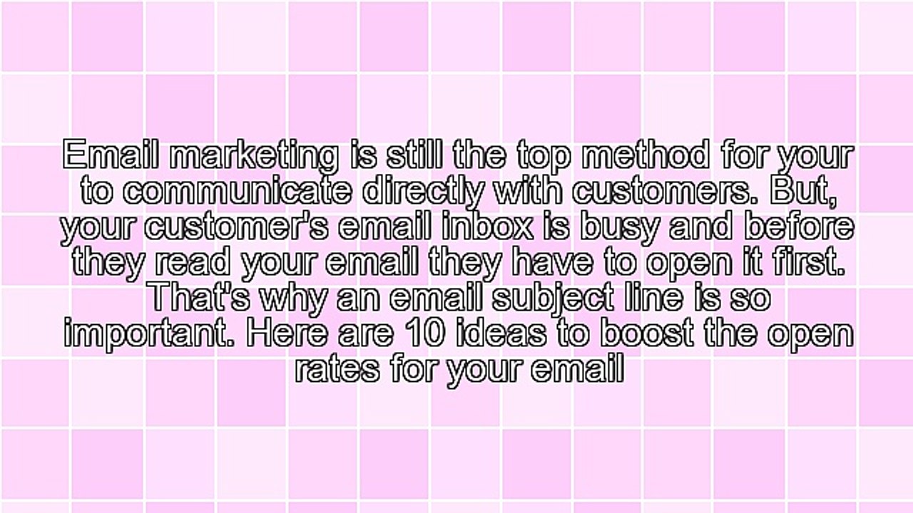 Supercharge Your Email Marketing With These 10 Subject Line Ideas