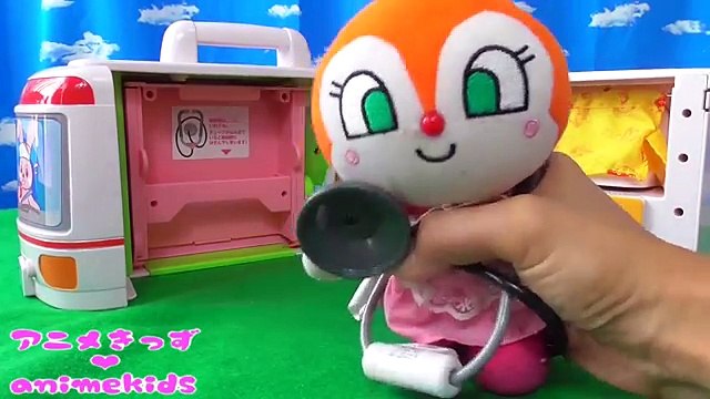 アンパンマン おもちゃ アニメ ドキンちゃん 救急車 ぽぽちゃん おもちゃ アニメ animekids アニメきっず animation Anpanman Toy Popchan ambulance