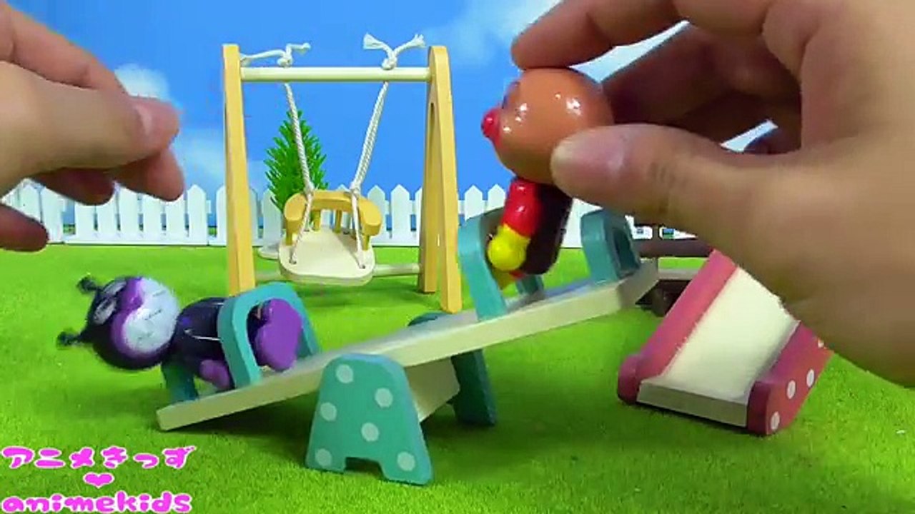 アンパンマン おもちゃ　アニメ バイキンマン ケガしちゃった‼ 病院 お医者さん  anime...