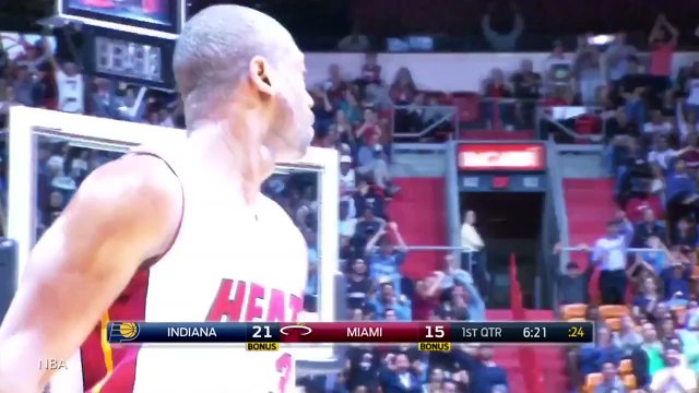 Dwyane Wade Throws Down Halfcourt Alley-Oop