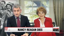 Former U.S. First Lady Nancy Reagan dies aged 94