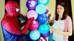 Giant Balloon Pop Challenge Giant Rope Tower Surprise Toys & Disney Princess Balloons Disn