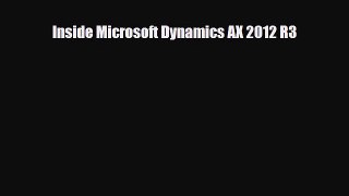 Download Inside Microsoft Dynamics AX 2012 R3 Ebook