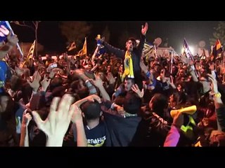 Sarı lacivertli taraftarların şampiyonluk coşkusu