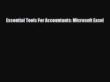 PDF Essential Tools For Accountants: Microsoft Excel Free Books
