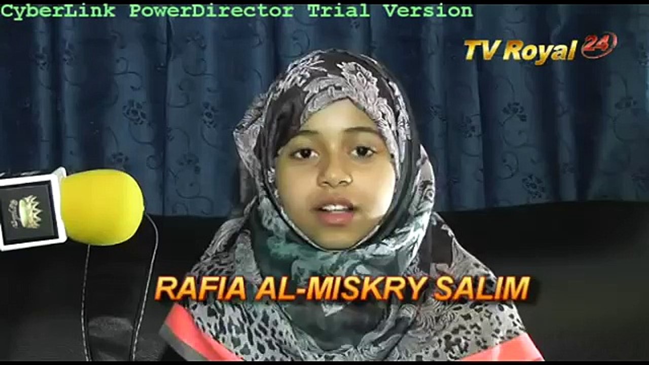 The Little Swahili Girl with a beautiful gifted voice..MashaaLLah -