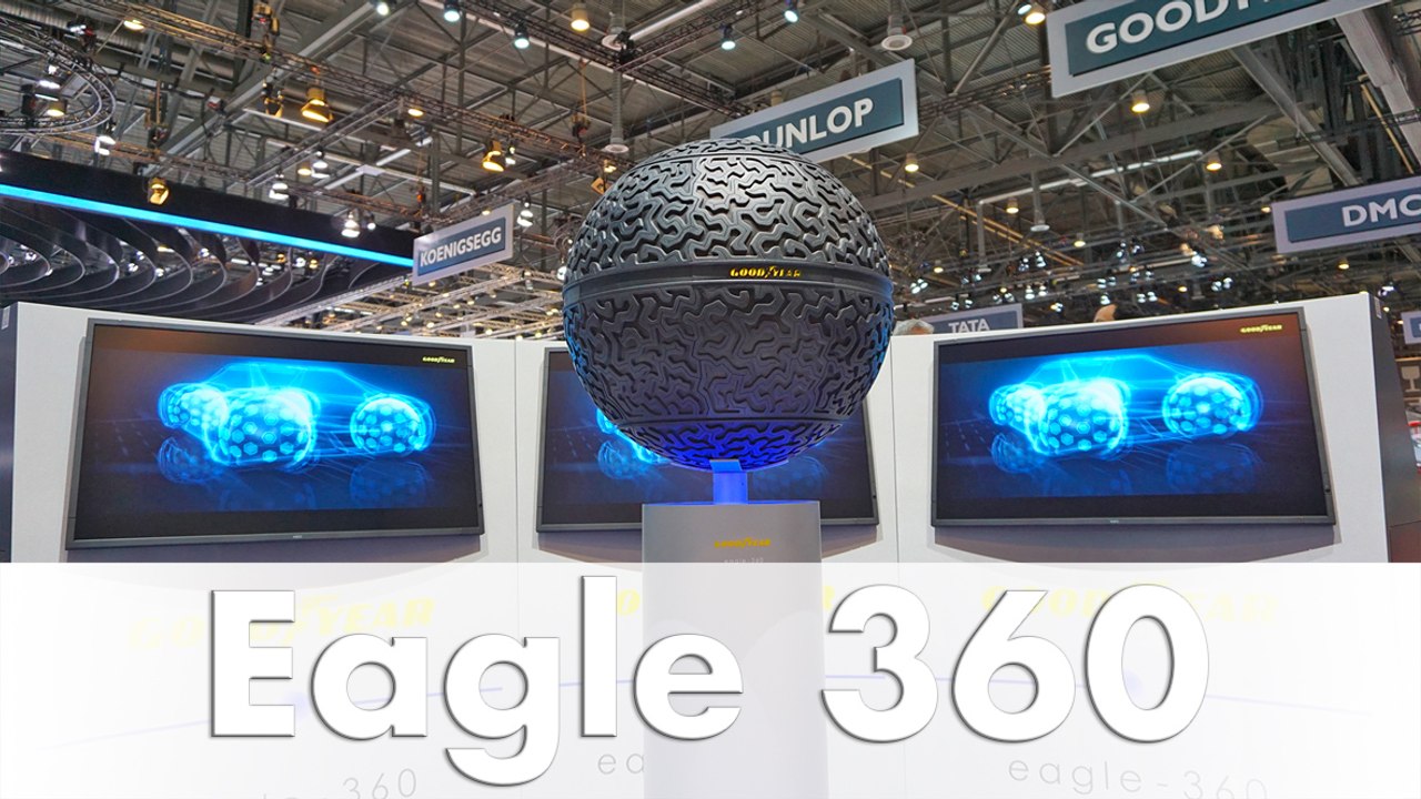 Goodyear Eagle 360 Der Kugelreifen | Genfer Autosalon 2016 | Auto Messe | Technik | Deutsch