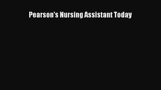 Download Pearson's Nursing Assistant Today Ebook Free