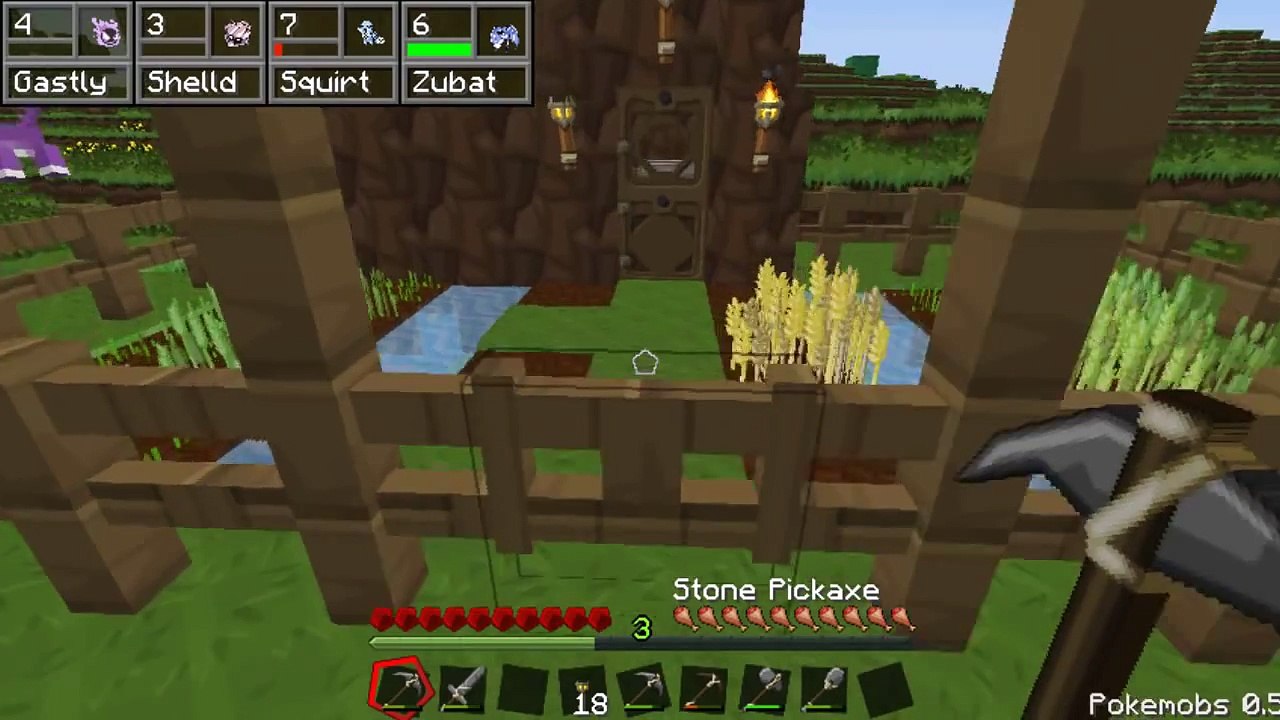 Minecraft: Pokemobs Adventure Mod #5 'Exploring the Abandoned Mine'
