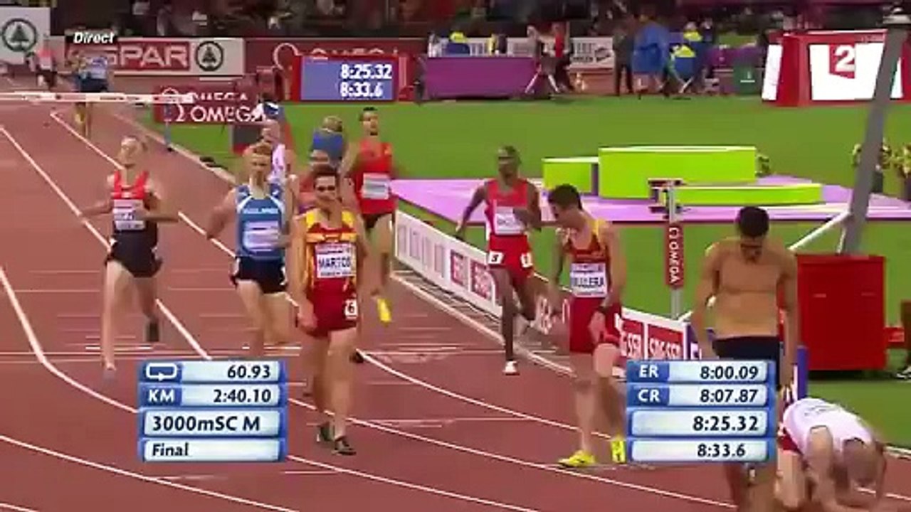 Mahiedine Mekhissi enlève son maillot 3000m steeple à Zurich