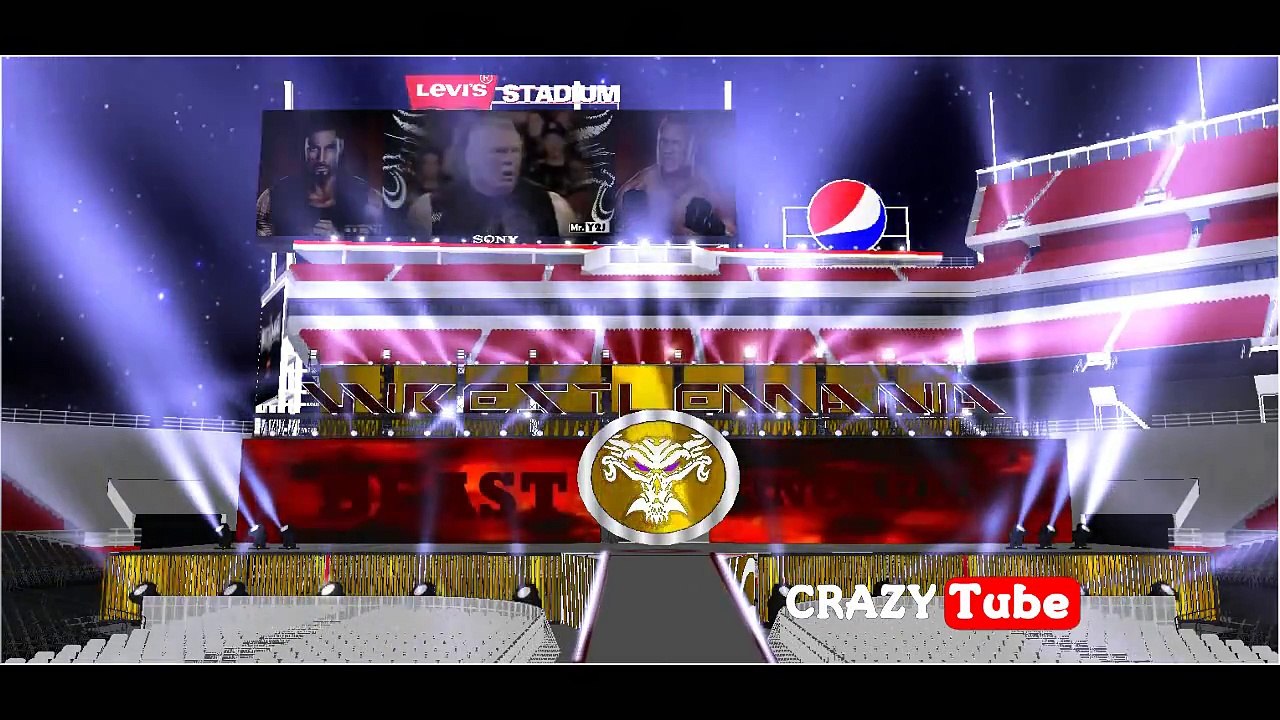 wwe HD | wrestlemania 31 brock lesnar entrance