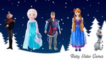 Disney Princess Frozen Anna Elsa Kids Songs Nursery Rhymes for Children Daddy Finger Famil