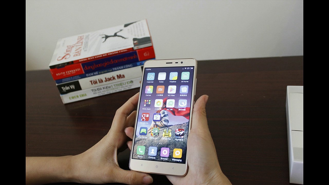 Đập hộp Xiaomi Redmi Note 3 tại Duchuyshop.com